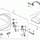VTX1300T Сидение