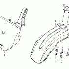 CRF100F Переднее крыло