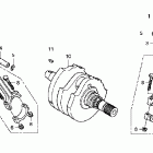 NSA700A Коленвал,поршни