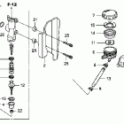 VTX1300C Задний тормозной цилидр