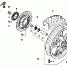 NSA700A Переднее колесо