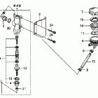 VTX1300T Задний тормозной цилидр