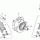 VTX1300T Коленвал,поршни