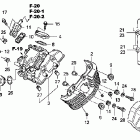 VTX1300C Крышка головки переднего цилиндра