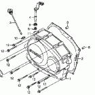 CRF230F Крышка картера правая
