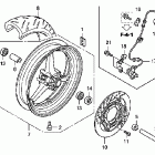 CBR1000RR Переднее колесо