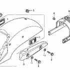 VT750C2F Заднее крыло