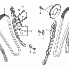 VTX1300T Цепь,натяжитель