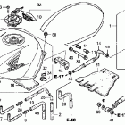 VFR800A Топливный бак