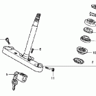 VTX1300C Траверса нижняя