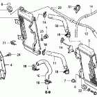 CRF250X Радиатор