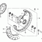 VT750C2F Переднее колесо