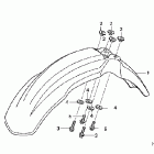 CRF230F Переднее крыло
