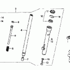 CRF70F Передняя вилка
