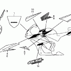 CBR600RA Наклейки