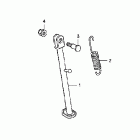 CRF100F Подножка