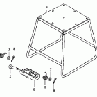 CRF150RB Подножки -подставка