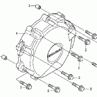 CBR1000RR Крышка генератора