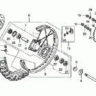 CRF150RB Заднее колесо