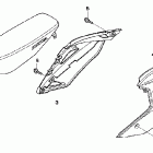 CRF450X Сидение и боковые обтекатели