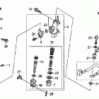 ST1300 Rear brake master cylinder (st1300)