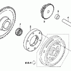CRF150F Муфта стартера