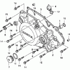 CRF150RB Крышка картера правая