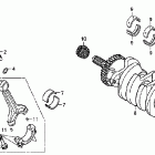 CBR600RA Коленвал,поршни