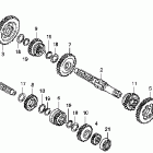 CRF80F Трансмиссия