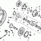 VFR800A Заднее колесо