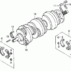 GL1800 Коленвал,поршни