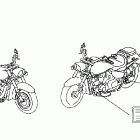 VTX1300T Наклейки предупреждения