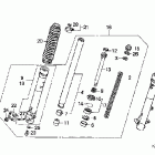CRF150F Передняя вилка