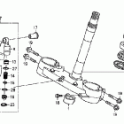 CRF250R Steering stem / damper ('08-)