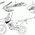 CRF230M Наклейки