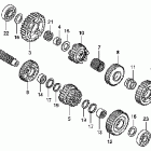 VTX1300T Трансмиссия