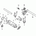 CRF100F Вилка переключения передач