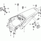 CRF150F Заднее крыло