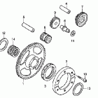 XR650L Муфта стартера