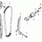 CRF150RB Цепь,натяжитель