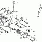 CRF250R Крышка картера левая