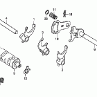 CRF230F Вилка переключения передач