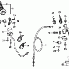 CRF230F Рычаги ,переключатели ,троса