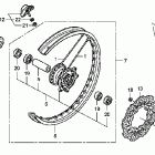 CRF450R Переднее колесо