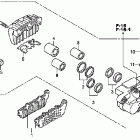 ST1300A Задний суппорт тормозной