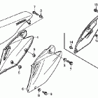 CRF250R Сидение и боковые обтекатели