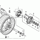 CBR600RA Заднее колесо