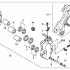 GL1800 Передний тормозной суппорт левый
