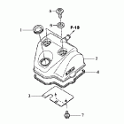 CRF450R Крышка головки цилиндров
