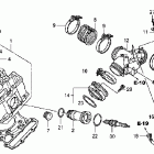 VTX1300T Головка цилиндров передняя